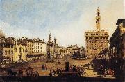Piazza della Signoria in Florence Bernardo Bellotto